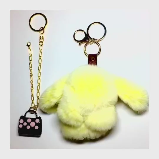 ミニバッグS ・M・L  バッグチャーム　ピンクドット