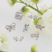 Wings YG CZ Toe Ring 