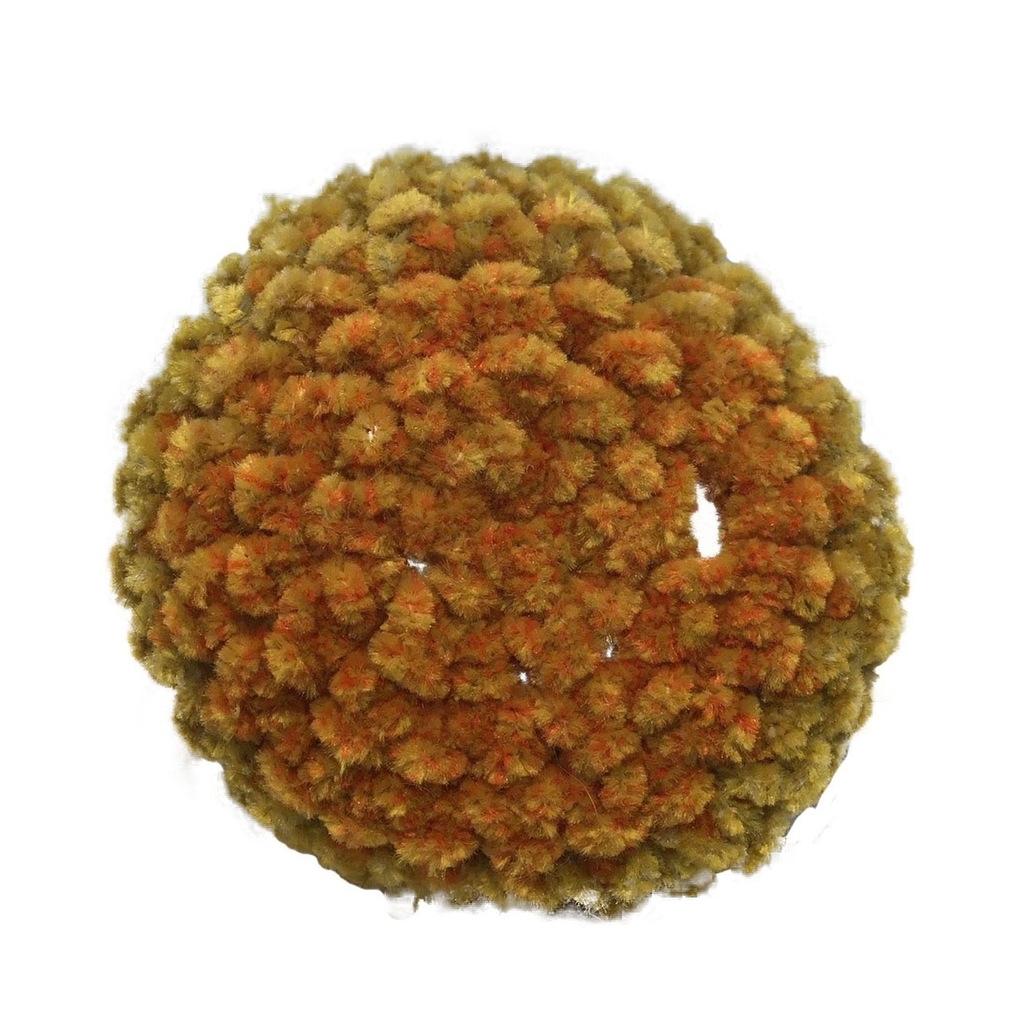 Fluffy charm M and L beret Yellow Mix