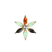 Marionette YG Chrysolite Mix Toe Ring 