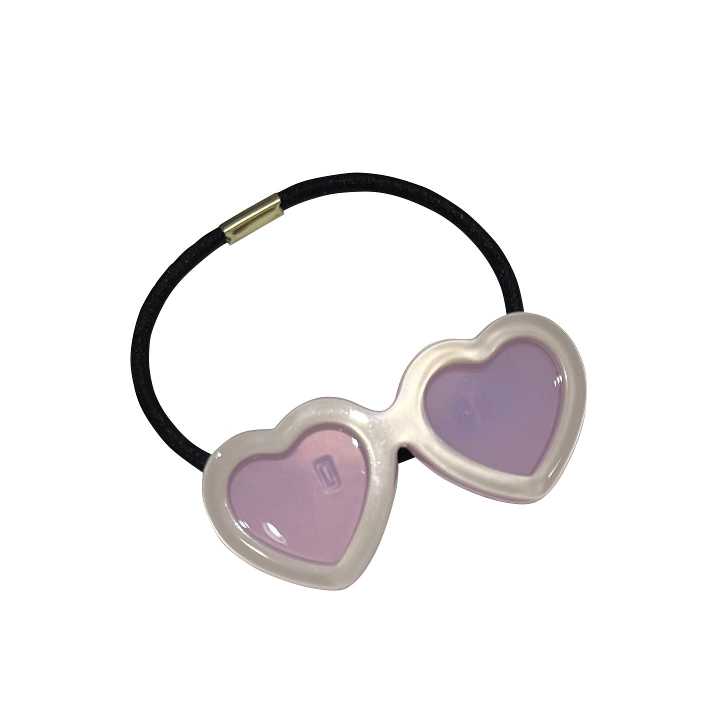 Heart Lavender for large sunglasses hair tie M and L