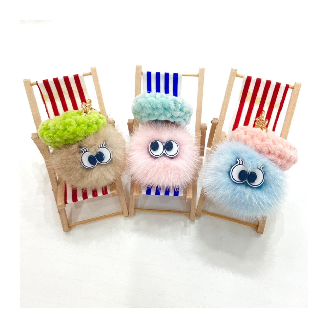 Fluffy charm SS - Beret for Mini Marusan Marshmallow Ramune