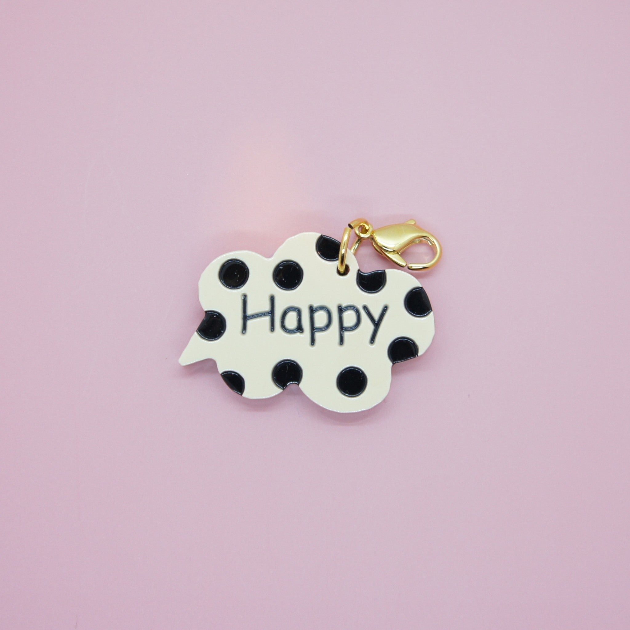 Crab Kan Charm Happy Pink