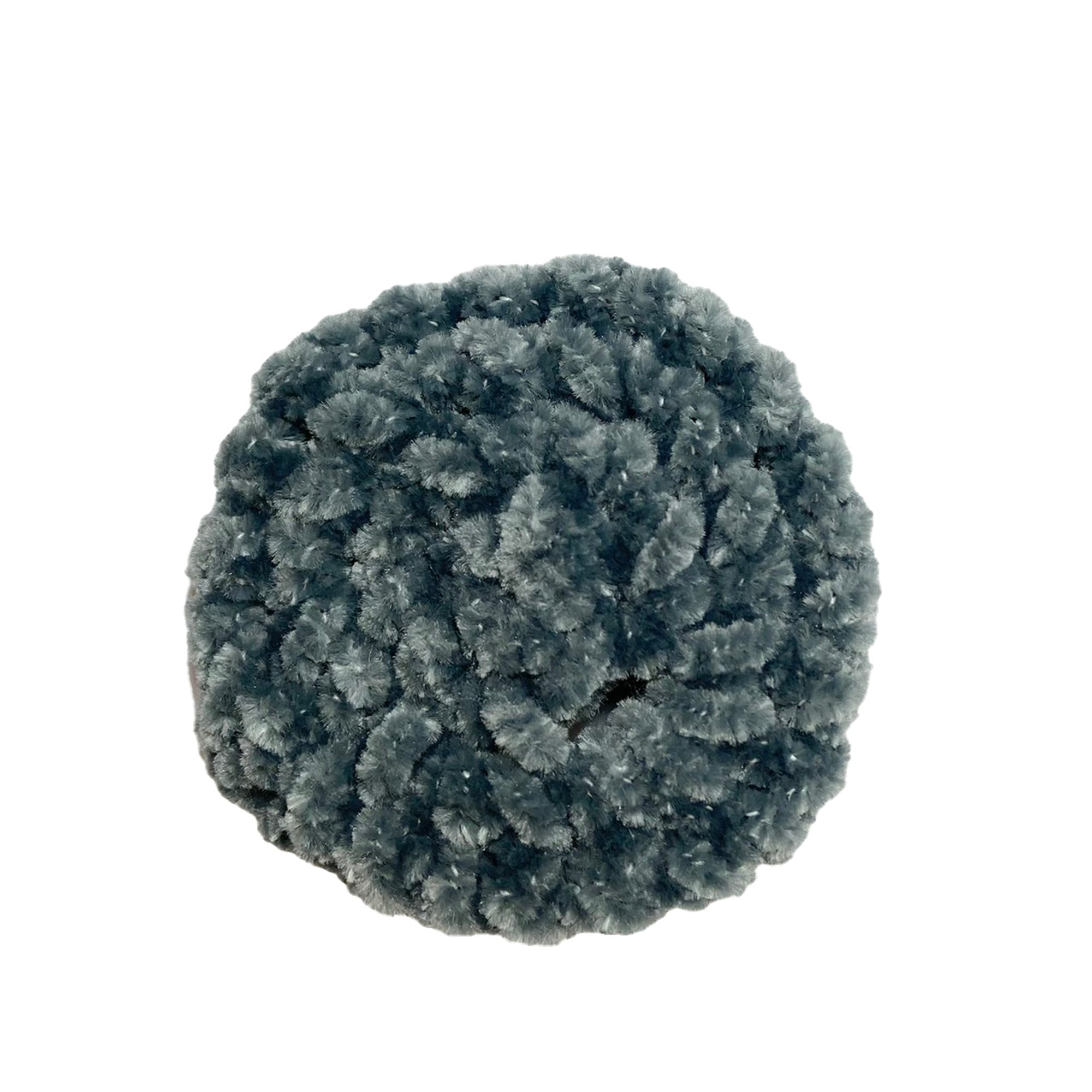 Fluffy charm M and L beret, light grey