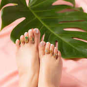 Laprances RH Crystal AB Toe Ring 