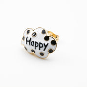 A PIERCED EARRINGHappy White