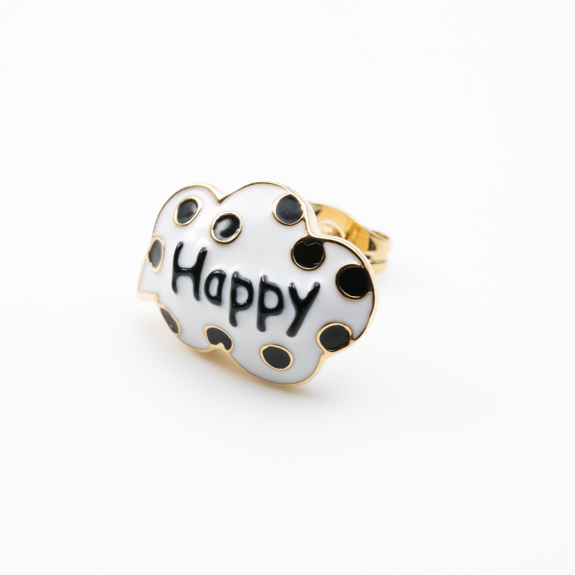 A PIERCED EARRINGHappy White