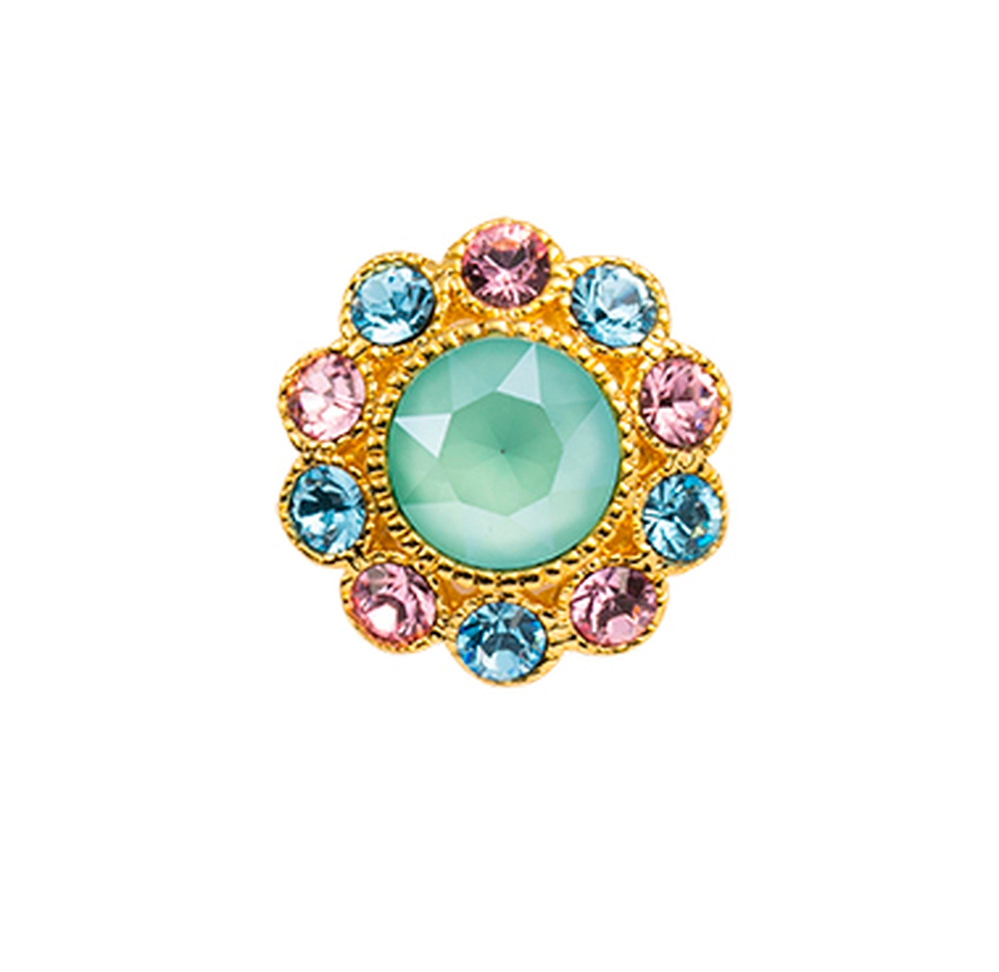 Marie 2 Green Mix Toe Ring 