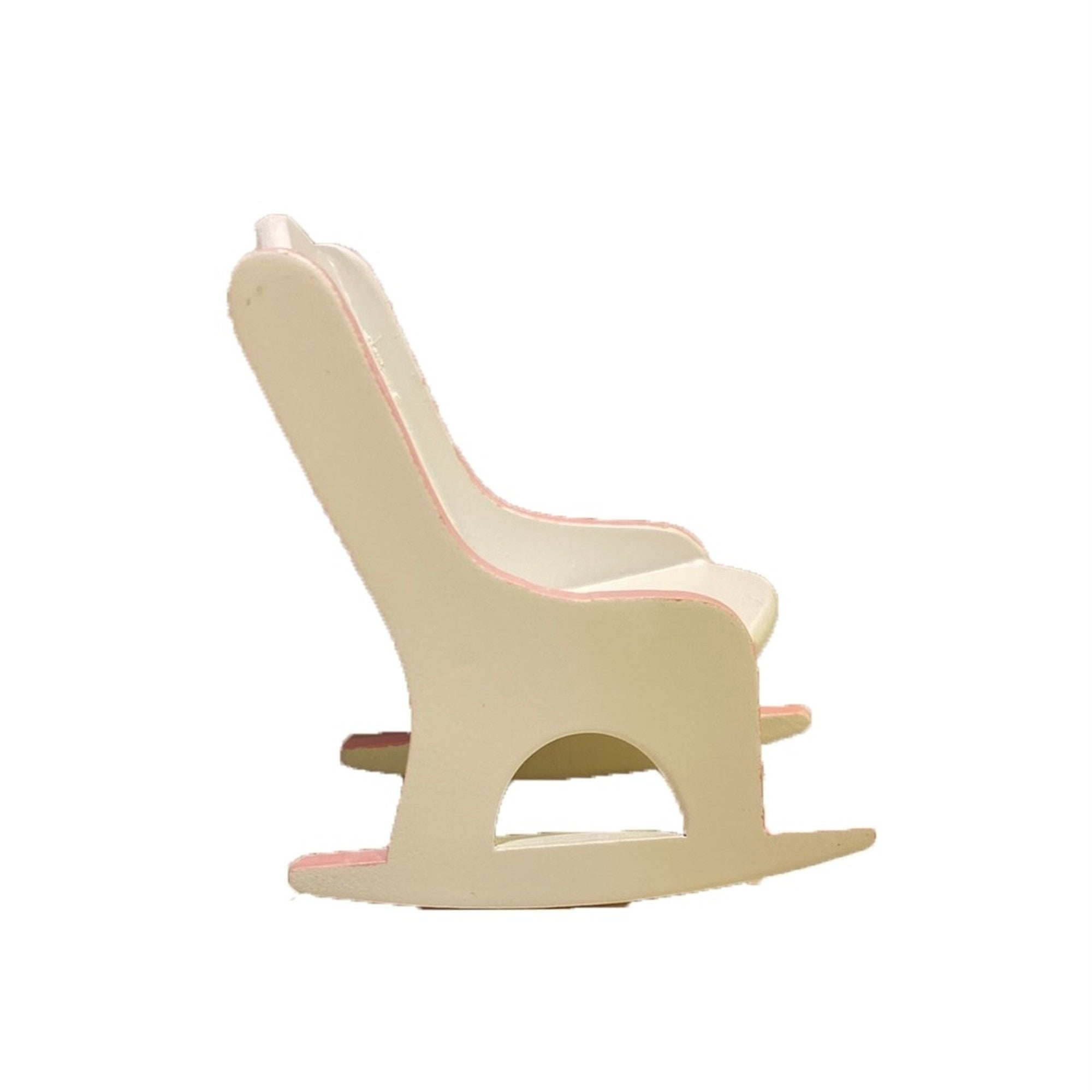 Fluffy rocking chair, pink