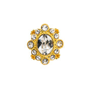 LaPlanses YG Crystal AB Toe Ring 