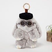 Fluffy charm M and L beret Yellow Mix