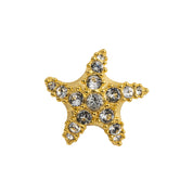 Starfish 2 YG Toe Ring 