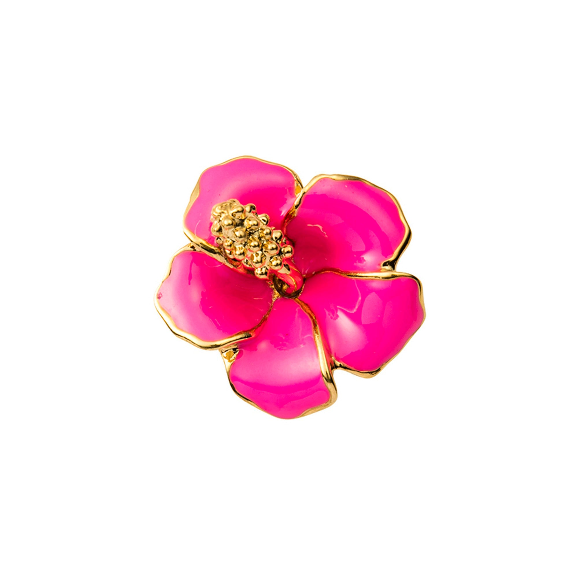 Hibiscus S Neon Pink Toe Ring 