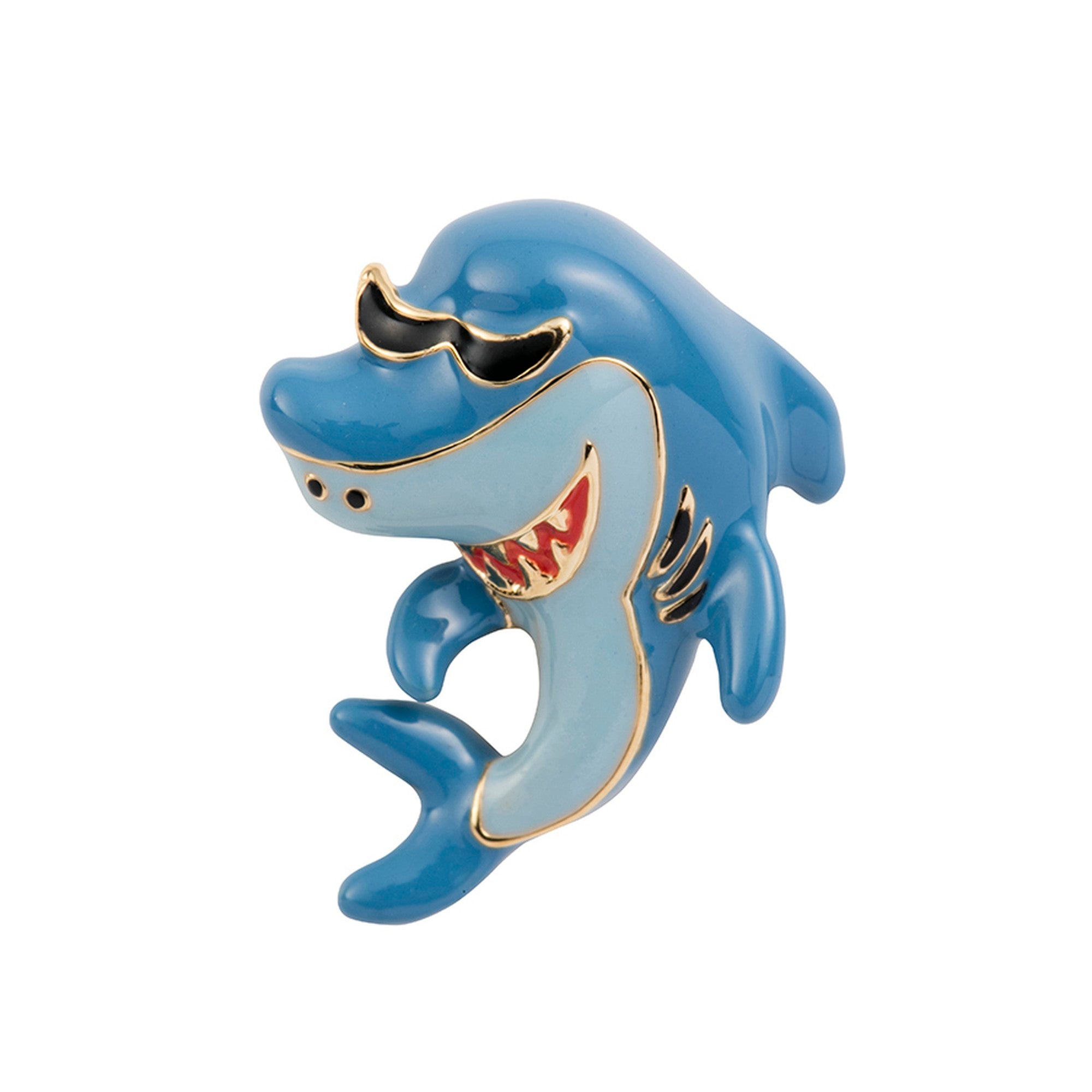 Shark YG Blue Toe Ring 